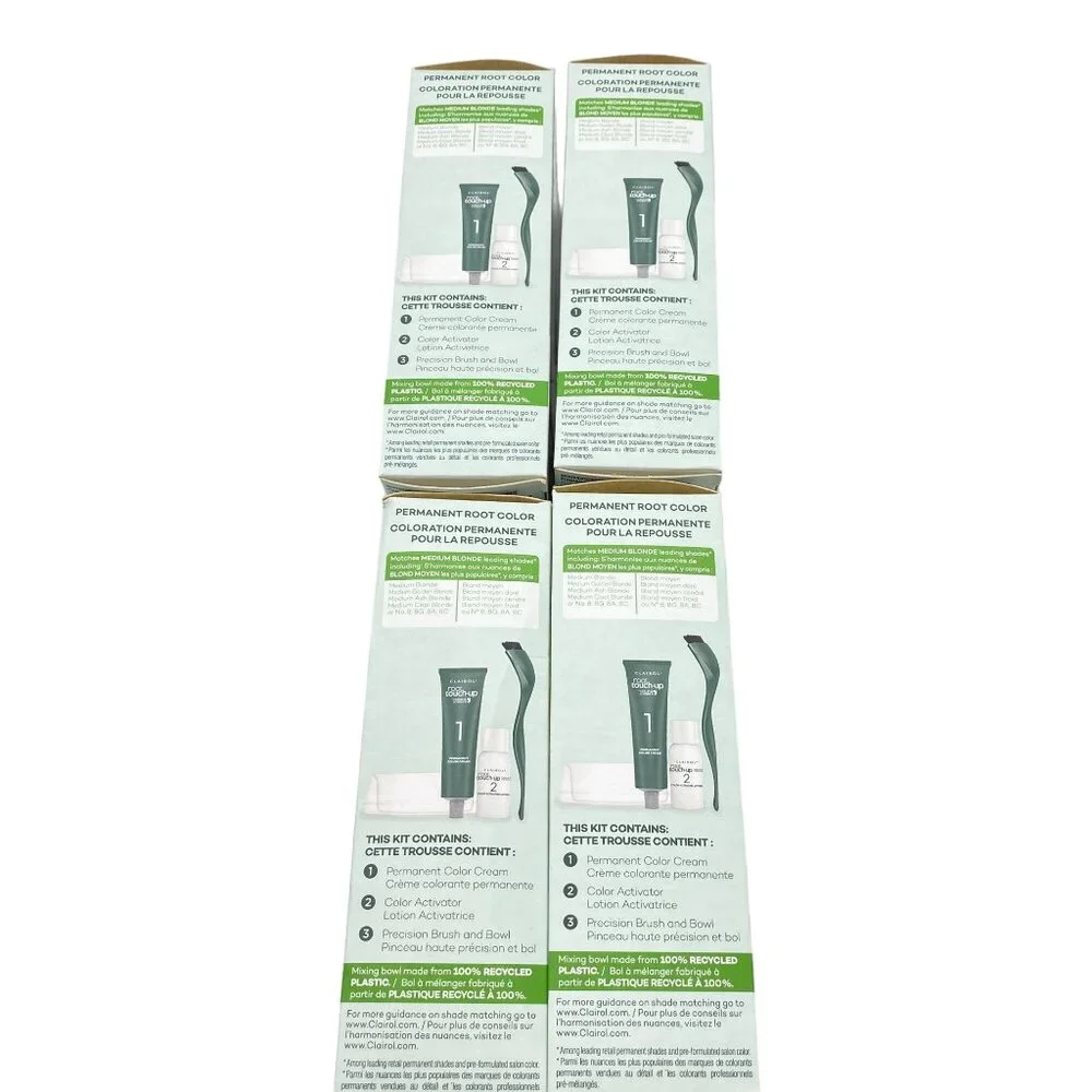 Clairol‎ Root Touch-Up Natural Instincts #8 Medium Blonde lot of 4